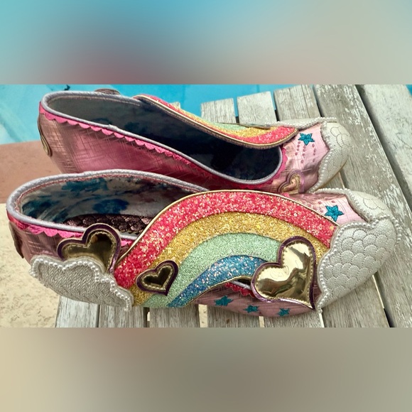 Irregular Choice “Summer Of Love”Shoes~Pink Women’s Size 39 - Picture 6 of 12